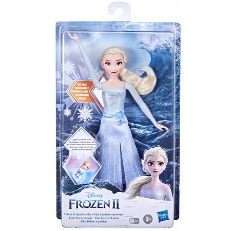 Lalka Elza Wodna Magia świeci Frozen Kraina Lodu 2